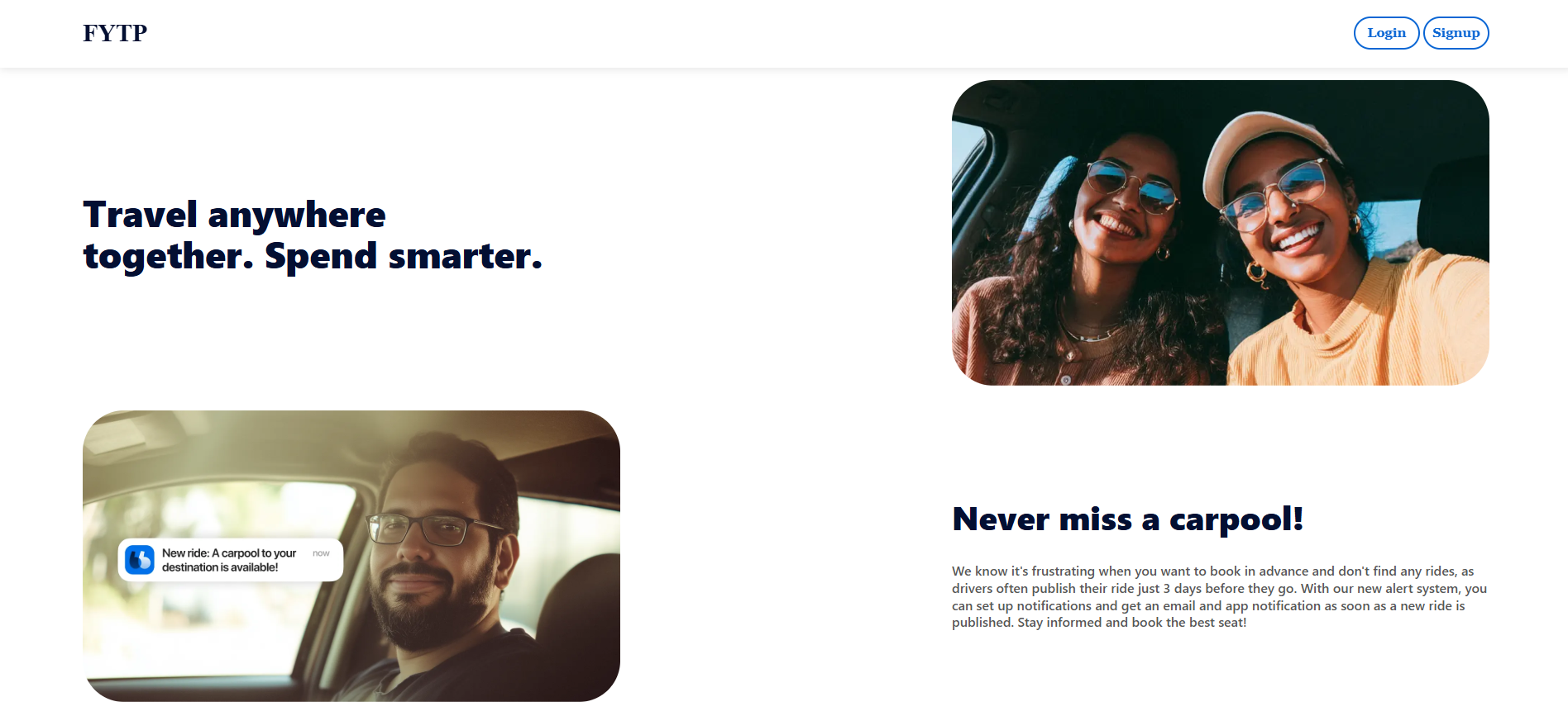 Find Your Travel Partner (FYTP)